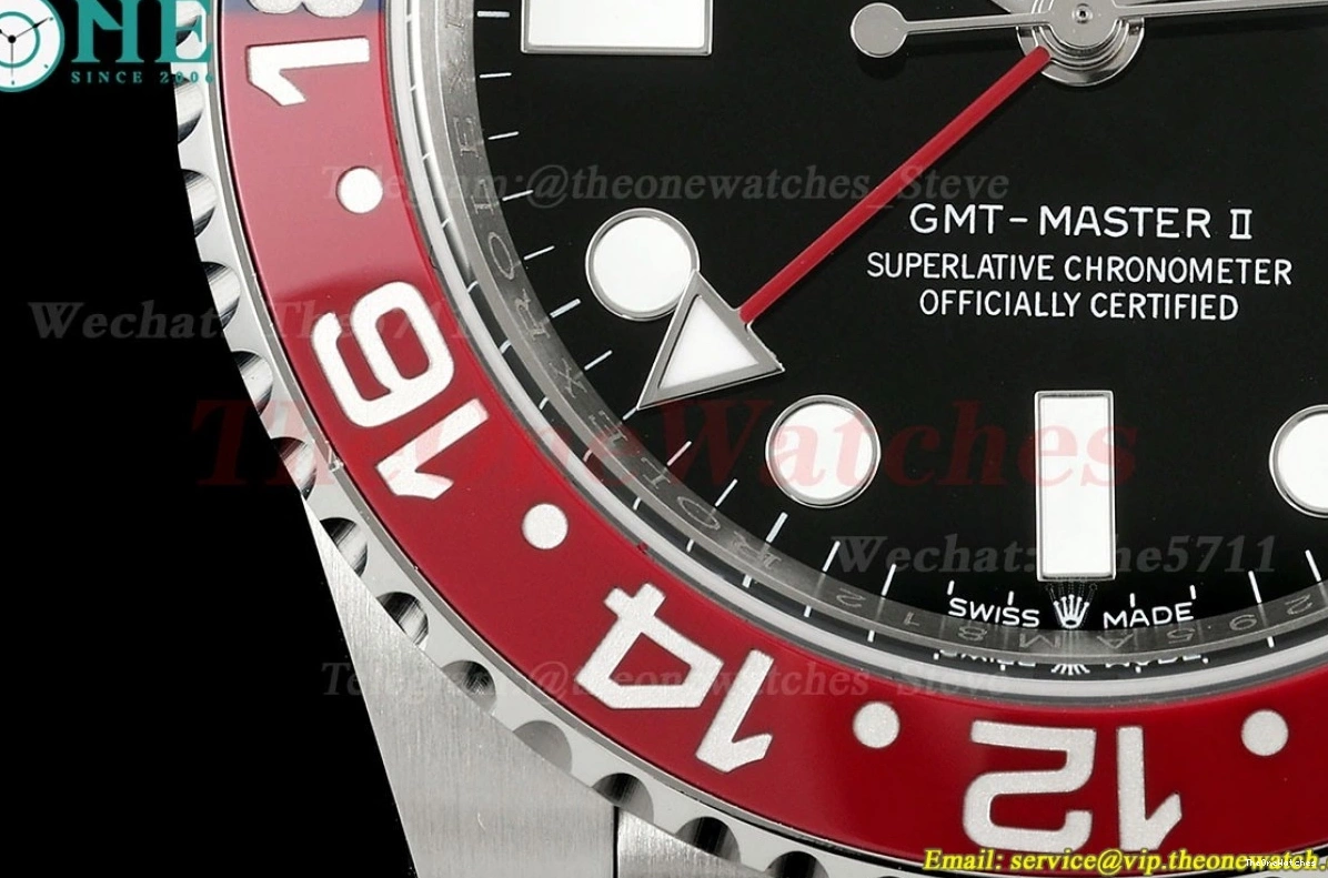 SS 40mm Black SS 126710 V2 II Master GMT Pepsi EWEF Jub SH3285 Dial 0502